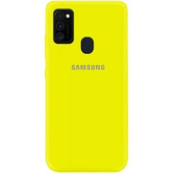 Чехол Original Silicone Case для Samsung A31 Brilliant Yellow (20)